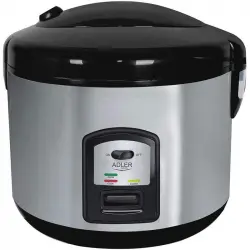 Adler AD 6406 Arrocera 1000W Acero Inoxidable/Negra