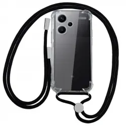 Cool Carcasa Cordón Negro para Xiaomi Redmi Note 13 Pro Plus 5G