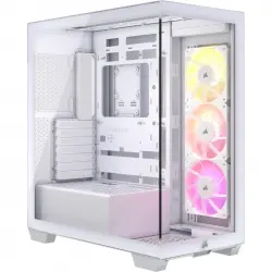Corsair 3500X ARGB Cristal Templado USB 3.2 Blanca