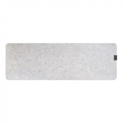 Phoenix Sizigia Alfombrilla Gaming Premium de Fieltro Gris Claro 90x30cm
