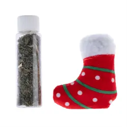 TIAKI Calcetín de Navidad con hierba gatera - 1 unidad