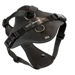 Arnés para perros Julius-K9 Longwalk Light con bolsa tracker - negro - Talla S: Perímetro torácico 49 - 66 cm