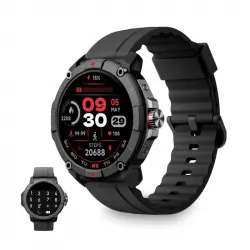 Ksix Compass Smartwatch Pantalla TFT-LCD 1.38" Sumergible Negro
