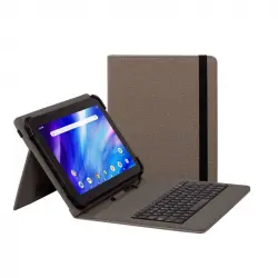Nilox NXKB01 Funda con Teclado USB Beige para Tablets hasta 10.5"