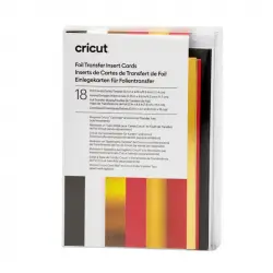 Cricut Tarjetas Transfer Foil Colección Escalera Real R10 18 Unidades