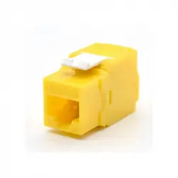 WP Módulo Keystone sin Blindaje ToolFree Cat 6A Amarillo