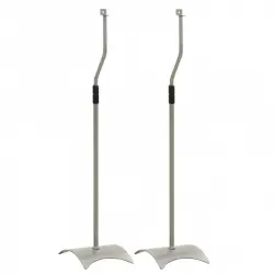 VidaXL Set de 2 Soportes Universales para Altavoz Plateado