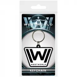 Pyramid Llavero Westworld Logo