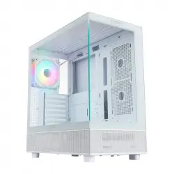 Abysm Gaming Danube Sava H400 Full Tower Doble Cristal Templado USB-C Blanca