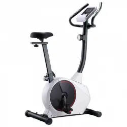 VidaXL Bicicleta Estática Magnética con Pulsómetro Negra/Blanca