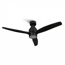 Mellerware Brizy Bright Ventilador de Techo con Luz y Mando 45W Negro