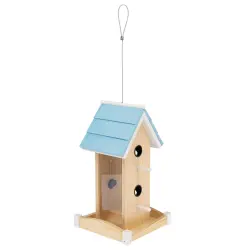 TIAKI Comedero para pájaros Blue - 18 x 18 x 32 cm (L x An x Al)