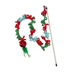 Caña KONG Holiday Teaser Loopz juguete para gatos - 1 unidad