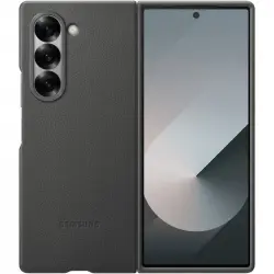 Samsung Eco-Leather Case Funda de Cuero Vegano Gris para Galaxy Z Fold6
