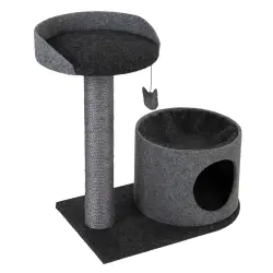 Rascador Piccolo para gatos - Gris/negro