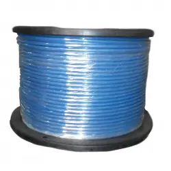 Bobina Cable FTP Cat 6 Flexible 100 Mts Azul