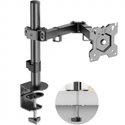 Onkron D121E-B Soporte Monitor 34" Max 8Kg VESA 100x100 Soporte Vertical Negro