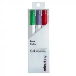 Cricut Joy Juego de Tres Rotuladores de Punta Fina 0,4mm