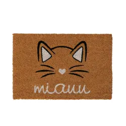 Felpudo de entrada Boltze Miauu - 60 x 40 x 1,5 cm (L x An x Al)