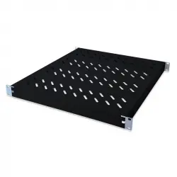 Digitus Balda con Carril de Fijación Variable de 350mm a 550mm para Armarios de 483mm 19" 1U Negra