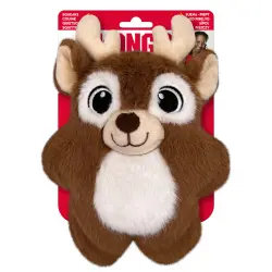 KONG Holiday Snuzzles reno de juguete para perros - Tamaño M:  25 x 18 cm (L x An)