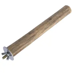 Percha de madera natural TIAKI - Talla S: 2 - 3 x 20 cm (Diám x L)