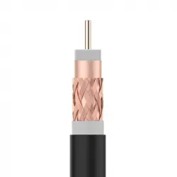 Televes T100 Plus Bobina Cable Coaxial para Exterior 100m Negro