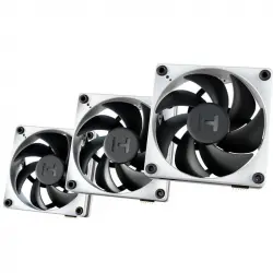 Hyte THICC FP12 Pack 3 Ventiladores Suplementarios 120mm Blancos