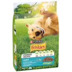 Purina FRISKIES Light Esterilizado con pollo y verduras para perros - 3 kg