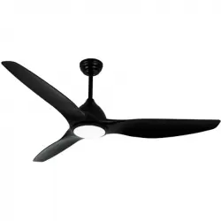 Create Wind Sail Ventilador de Techo Silencioso XL 163cm de diámetro 90W Con Luz Sin Wi-Fi Negro