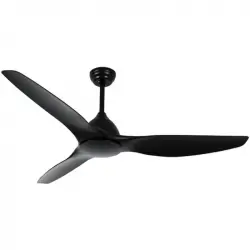 Create Wind Sail Ventilador de Techo Silencioso XL 163cm de diámetro 90W Sin Luz Sin Wi-Fi Negro