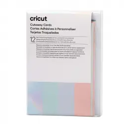 Cricut R40 Tarjetas de Corte Colección Pastel 12 Unidades