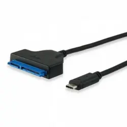 Equip Cable USB Tipo C Macho a SATA Macho 15cm Negro