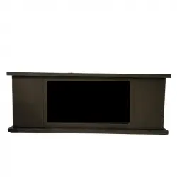 Mueble Chimenea Gris Oscuro Con Cajones Mobile Arosio 180 Antracita