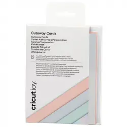 Cricut Tarjetas Adhesivas Colores Pastel para Cricut Joy 8 Unidades