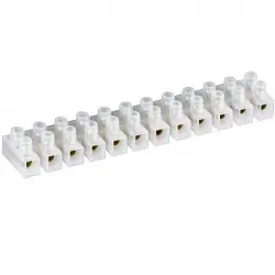 Goobay Regleta para Conexión de Cables Eléctricos de 15A 16mm Blanco