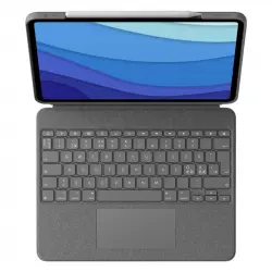 Logitech Combo Touch Teclado Nórdico Smart Connector Gris