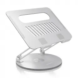 Aisens Soporte de Sobremesa XL Giratorio Ajustable para Portátil/Tablet 10-17 Plata