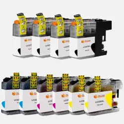 Pccom Essential Brother Lc227xl/lc225xl Cartucho Tinta Compatible Negro/cian/magenta/amarillo Pack 10