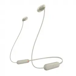 Sony WI-C100 Auriculares Bluetooth Beige
