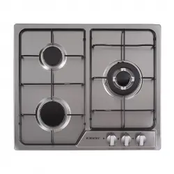 Jocel JP3GI008930 Placa a Gás 3 Queimadores Inox