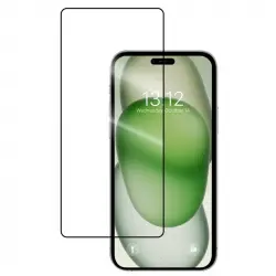 PcCom Essential Protector Cristal Templado 3D para iPhone 15 Pro Max