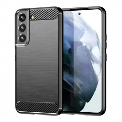 Max Power Digital Funda Fibra De Carbono Para Móvil Samsung Galaxy S22 Antigolpes Silicona Negra