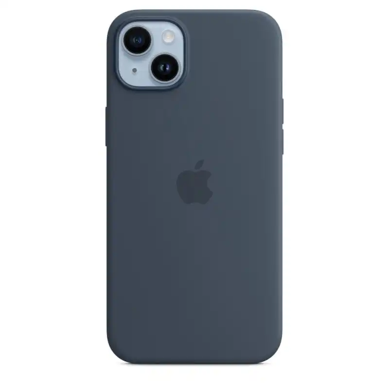 Apple Funda de Silicona con MagSafe Storm Blue para iPhone 14 Plus