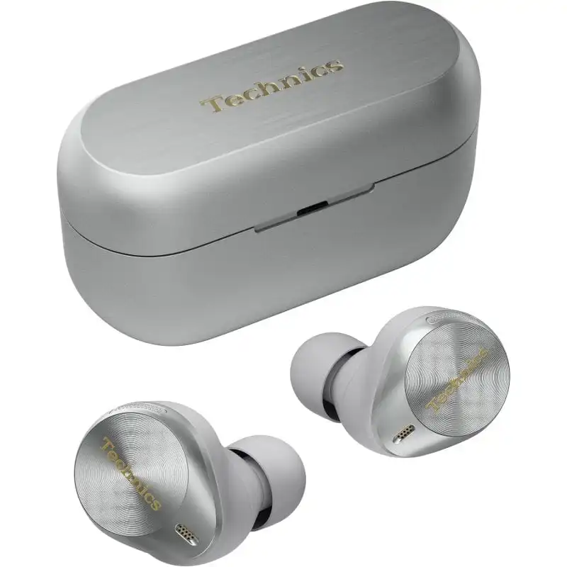 Technics EAH-AZ80E Auriculares TWS Bluetooth con Cancelación de Ruido Plata