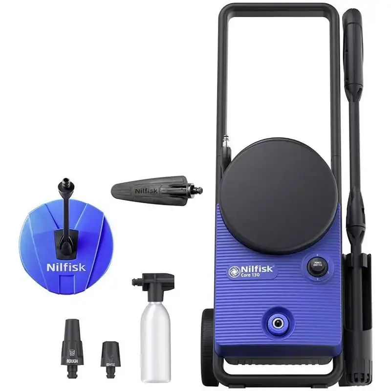 Nilfisk Core 130-6 PowerControl Hidrolimpiadora Vertical de Alta Presión 462L/h 1500W Negra/Azul