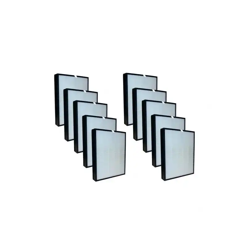 Noaton Pack 10 Filtros Hepa + Carbón Compatible con Delonghi AC 75