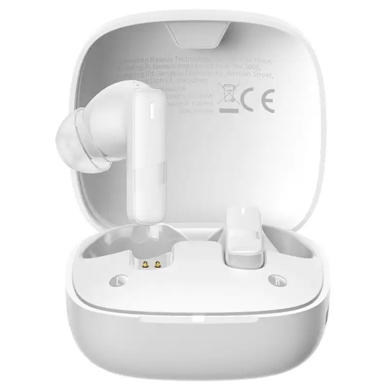 Baseus Bowie E20 True Wireless Auriculares Inalámbricos Blancos