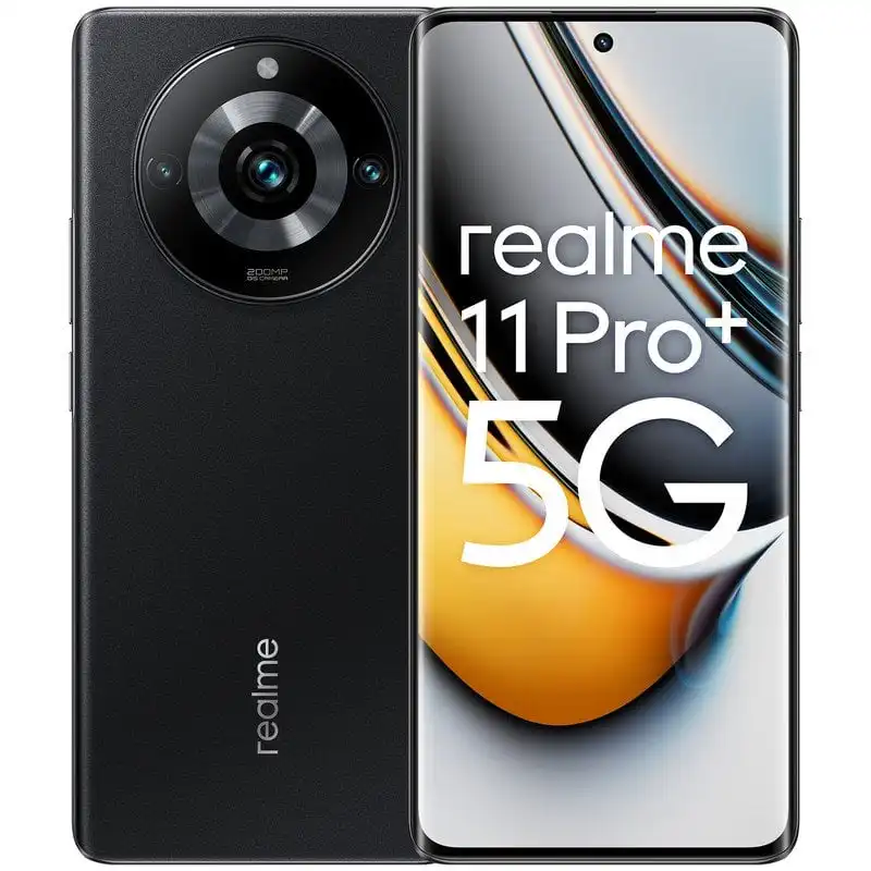 Realme 11 Pro Plus 5G 12/512GB Amoled FHD+ Curved Astral Black Libre