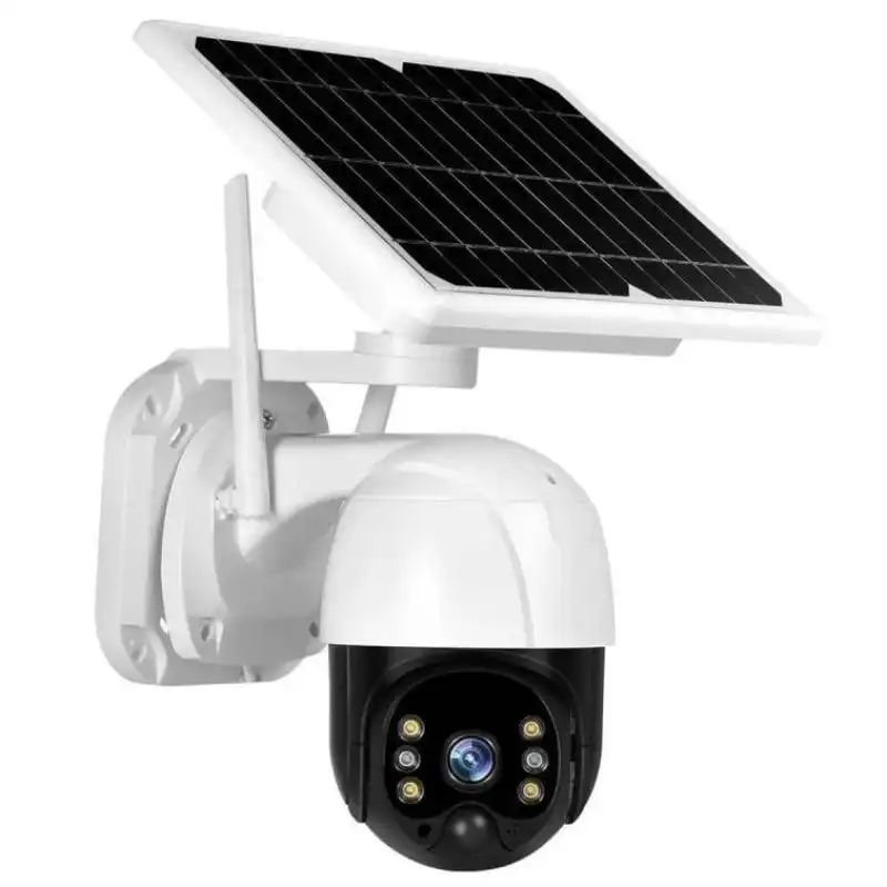 Klack Cámara de Vigilancia WiFi con Visión Nocturna y Panel Solar